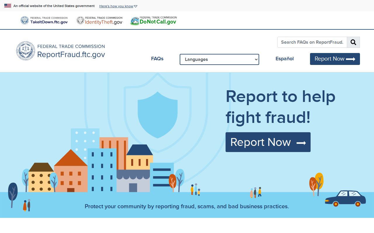 North Miami neighbors FTC fraud report portal