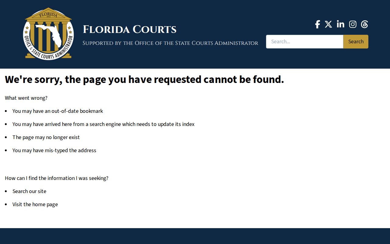 North Miami resident lookup Florida electronic court records